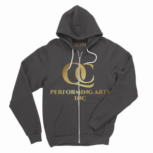 qc performing arts zip hoodie